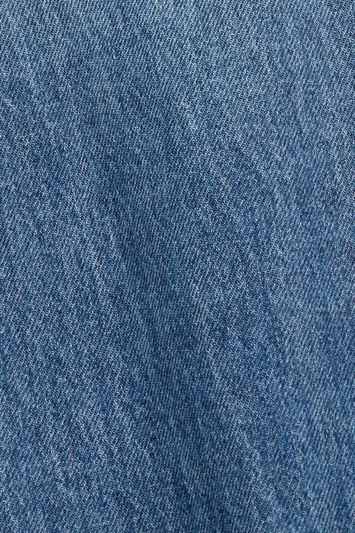 High-Waist-Jeans aus Denim mit ausgestelltem Bein, BLUE DARK WASHED, detail image number 6