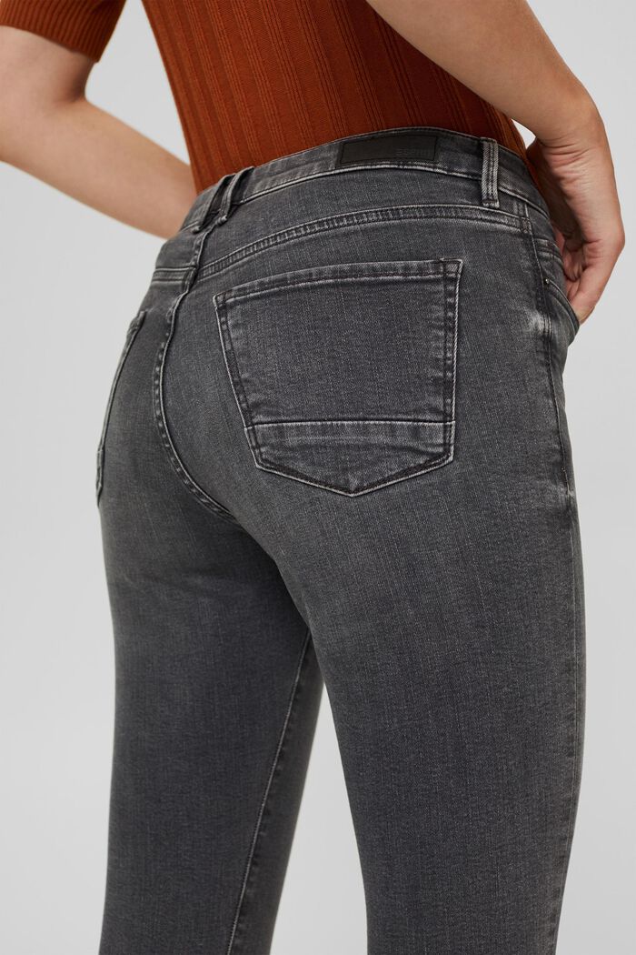 Jeans mit Stretchkomfort, GREY MEDIUM WASHED, detail image number 4