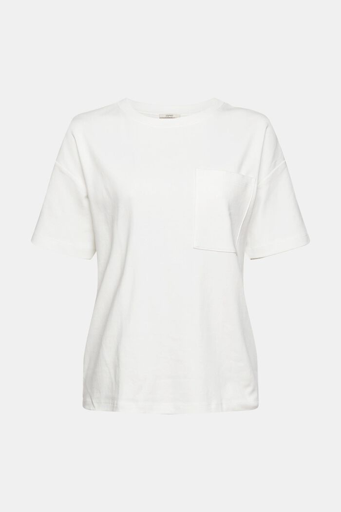 T-Shirt mit Brusttasche, OFF WHITE, detail image number 5