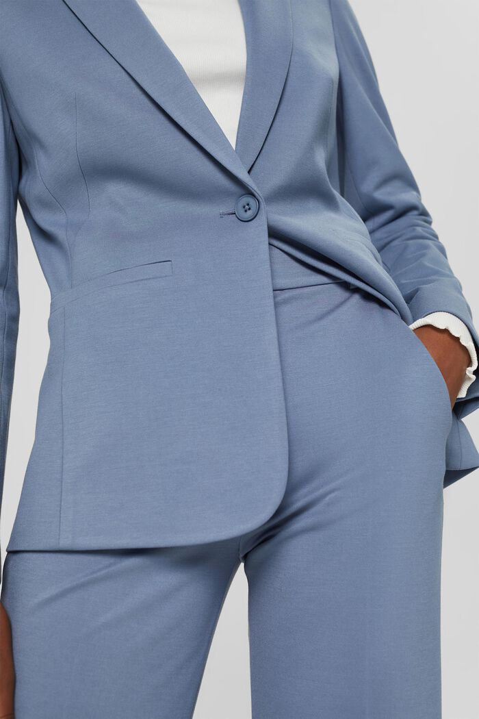 SOFT PUNTO Mix + Match Jersey-Blazer, GREY BLUE, detail image number 2