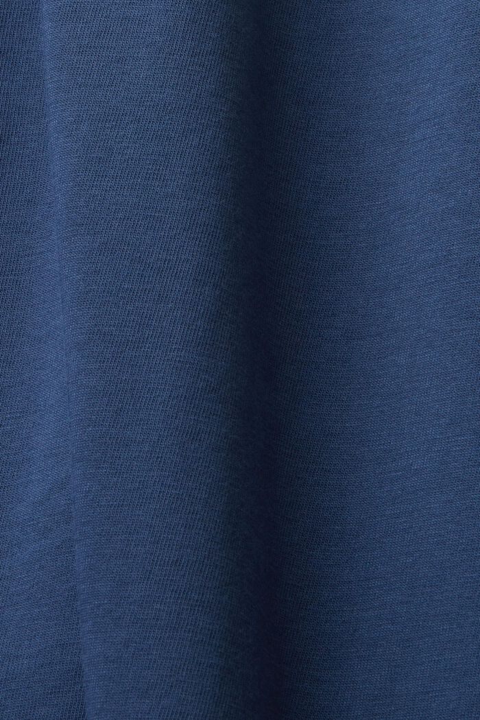 T-Shirt aus Baumwolljersey mit Grafikprint, GREY BLUE, detail image number 6