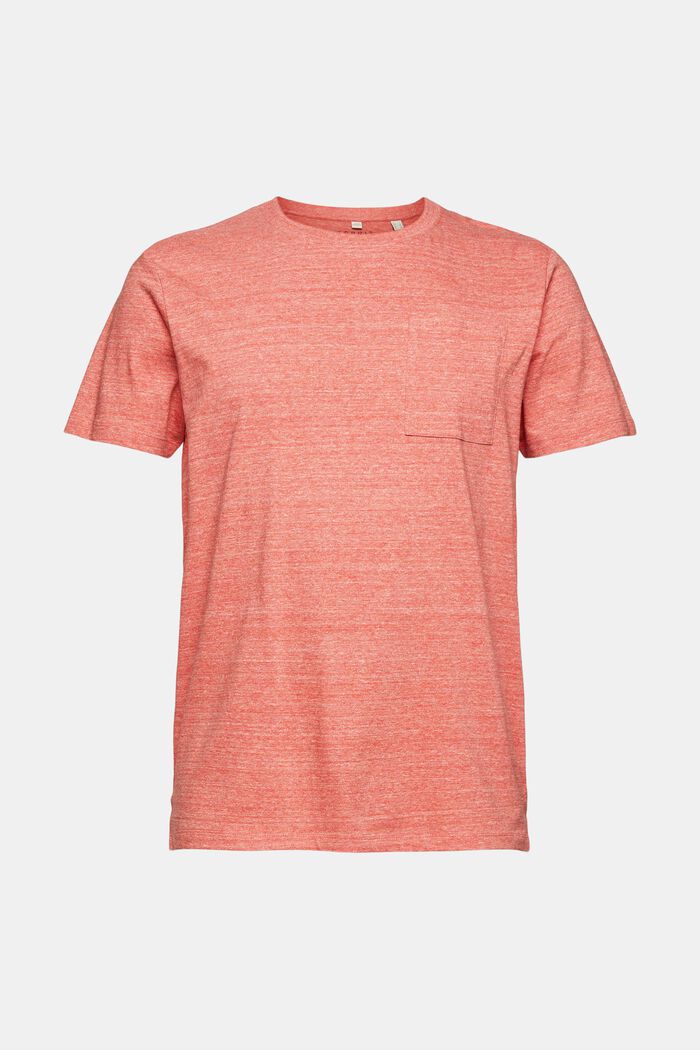 Men T-Shirts & Langarmshirts | Jersey-T-Shirt in melierter Optik - GS71724