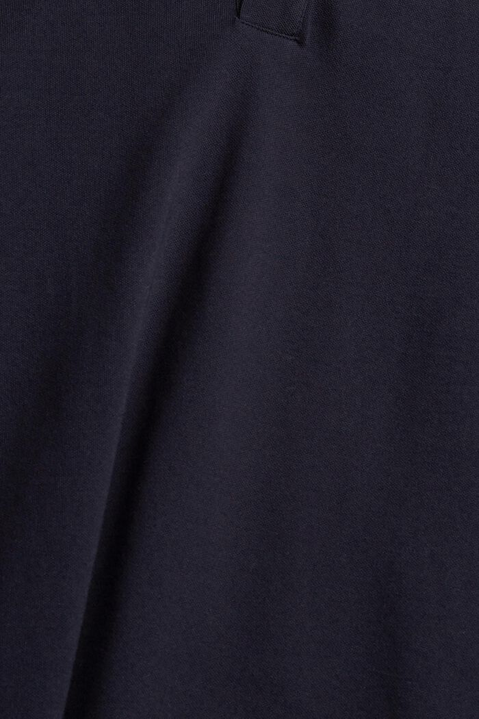 Piqué-Poloshirt mit Logodetail, NAVY, detail image number 4