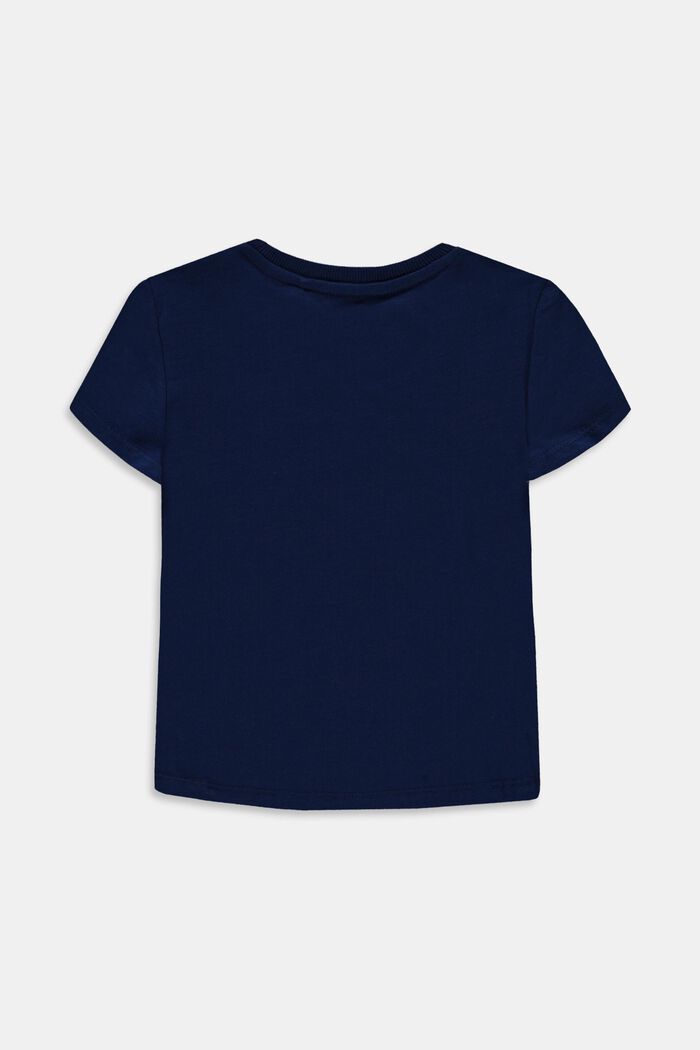 T-Shirt mit Print aus 100% Baumwolle, BLUE, detail image number 1