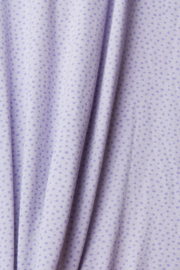 Pyjama-Set mit Spot-Print, LENZING™ ECOVERO™, LAVENDER, detail image number 3