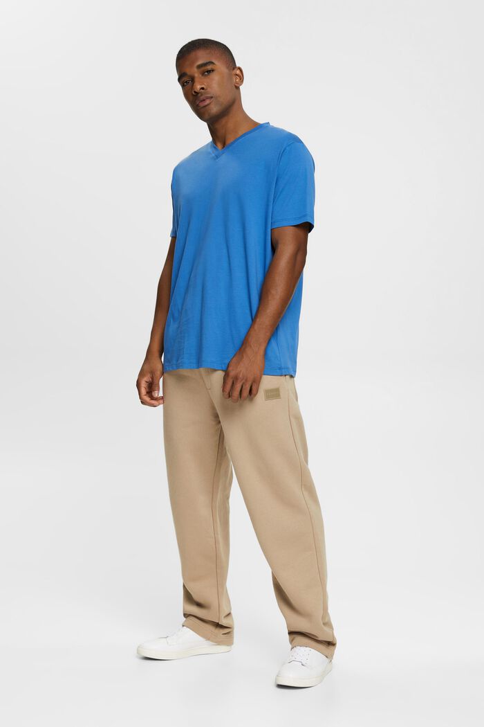Jersey T-Shirt, 100% Baumwolle, BLUE, detail image number 4