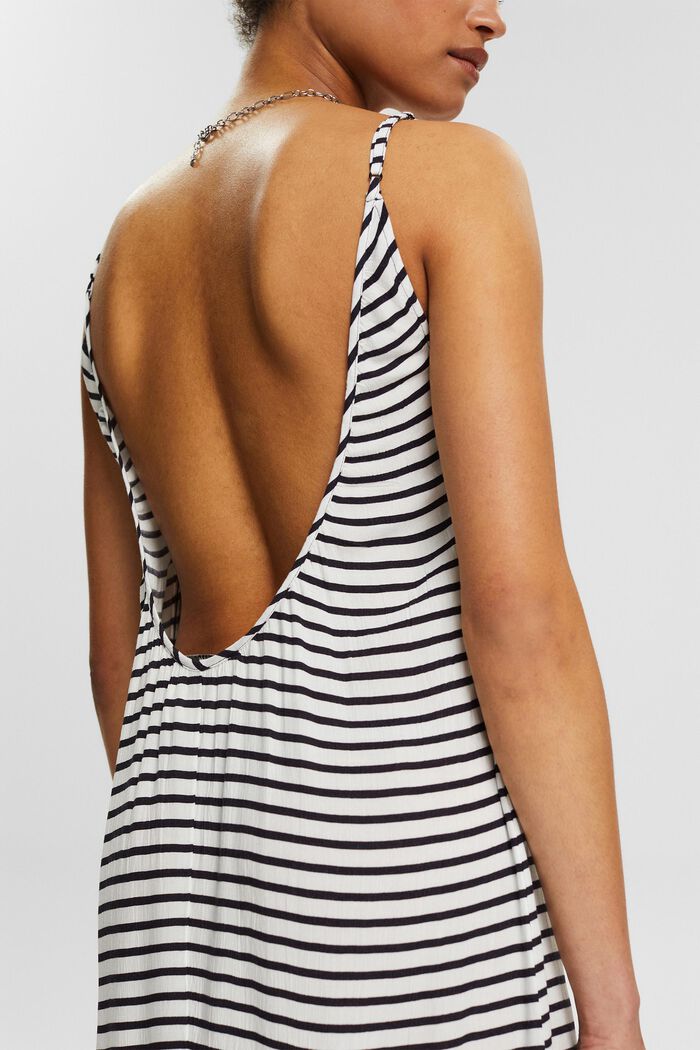 Kleid mit Rückenausschnitt, LENZING™ ECOVERO™, OFF WHITE, detail image number 3