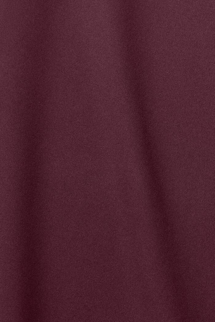 Recycelt: Active T-Shirt mit Kordelzug und E-DRY, BORDEAUX RED, detail image number 5