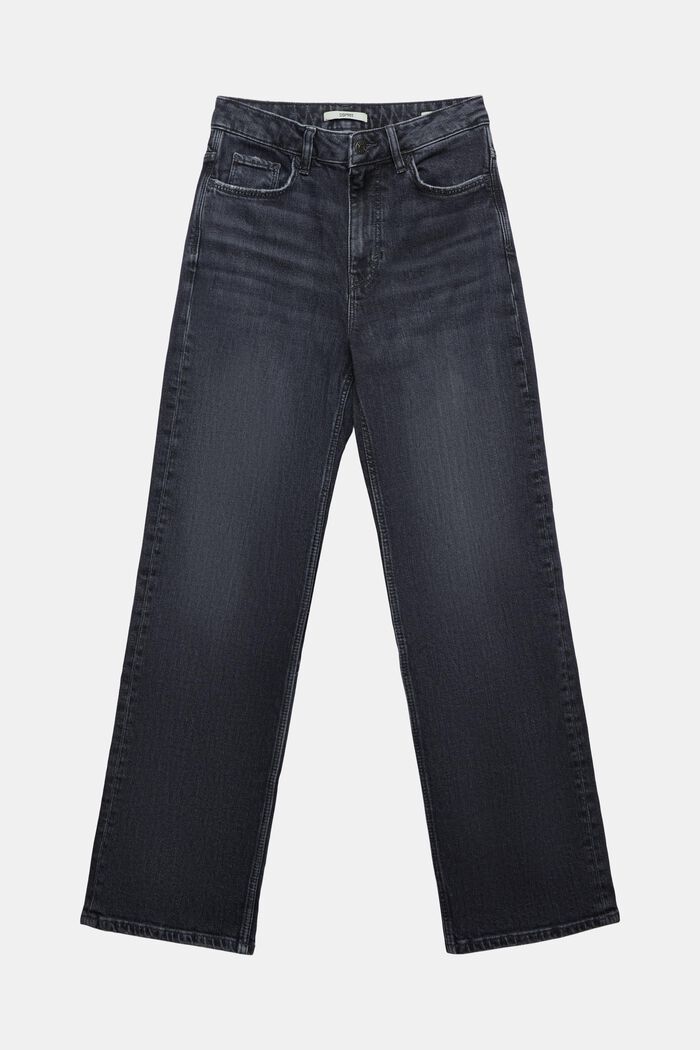 80er-Jeans mit geradem Bein in Knöchellänge, GREY MEDIUM WASHED, detail image number 7