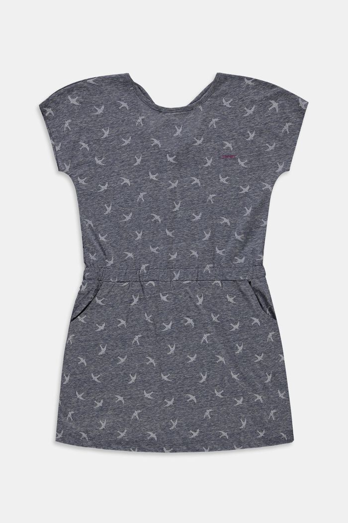Jersey-Kleid mit Print, GREY, detail image number 0