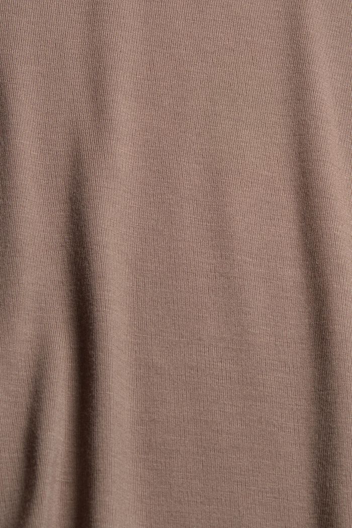 Jersey-Pyjama aus LENZING™ ECOVERO™, TAUPE, detail image number 4