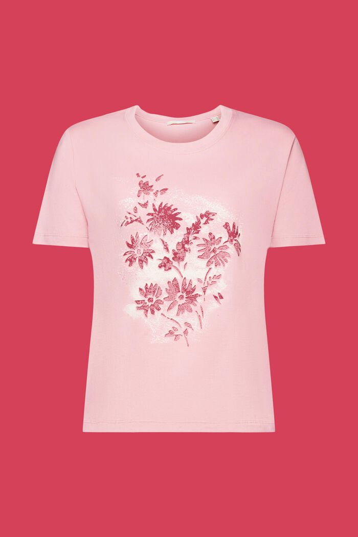 T-Shirt mit Print, PINK, detail image number 6