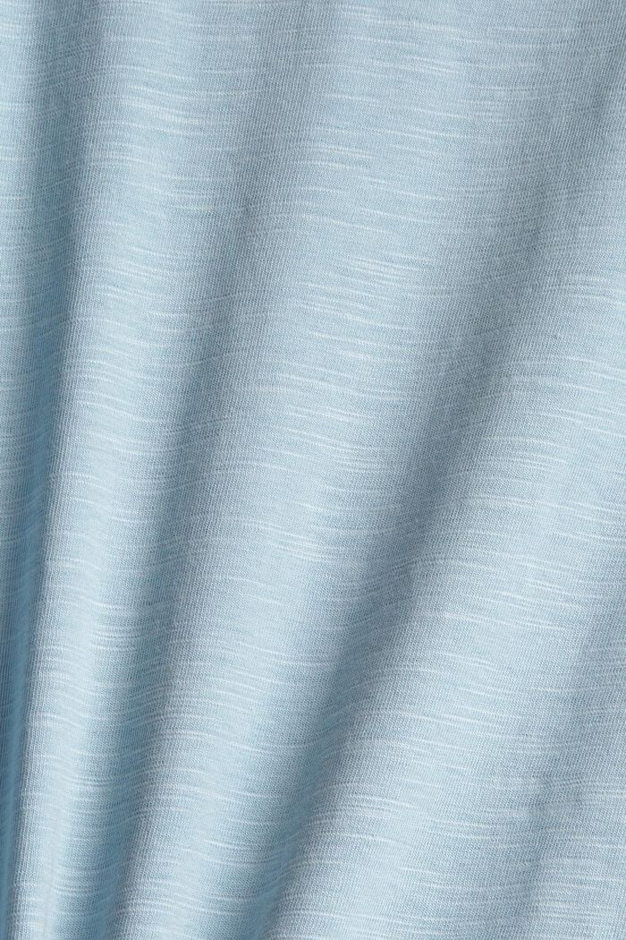 T-Shirt  aus 100% Organic Cotton, GREY BLUE, detail image number 4