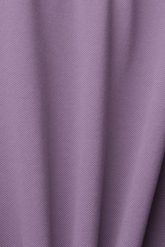 Polohemd aus 100% Pima-Baumwolle, DARK MAUVE, detail image number 4