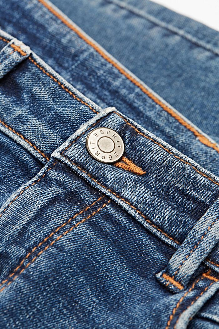 Stretch-Jeans aus Organic Cotton, BLUE MEDIUM WASHED, detail image number 5