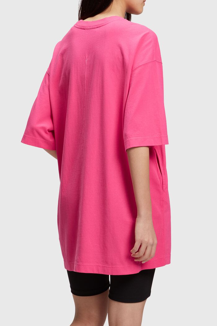 T-Shirt-Kleid mit Delfin-Patch, PINK, detail image number 1