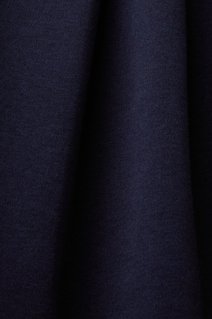 Verkürzte Jerseyhose, 100 % Baumwolle, NAVY, detail image number 5