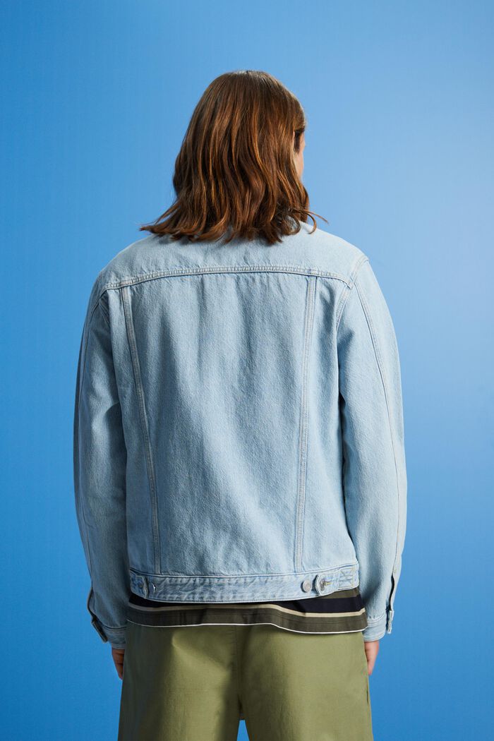 Jeansjacke aus nachhaltiger Baumwolle, BLUE BLEACHED, detail image number 3