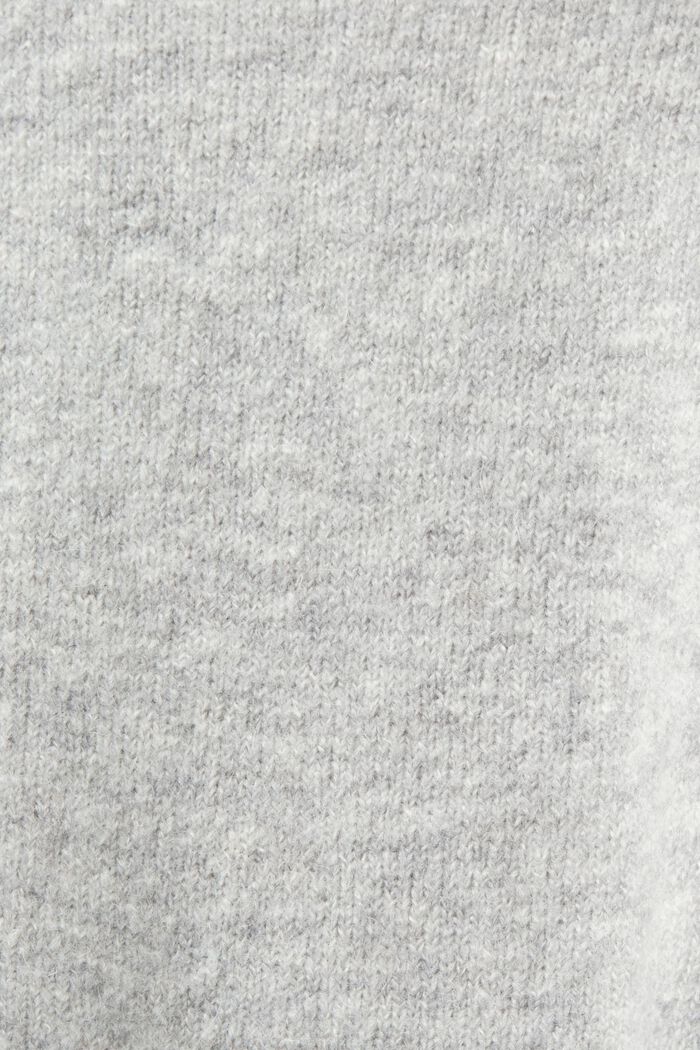 Rollkragenpullover aus Wollmix, LIGHT GREY, detail image number 5