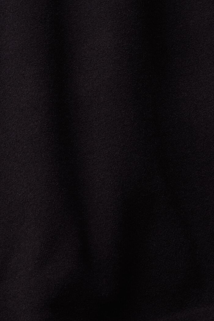 Pullover mit Stehkragen, LENZING™ ECOVERO™, BLACK, detail image number 5