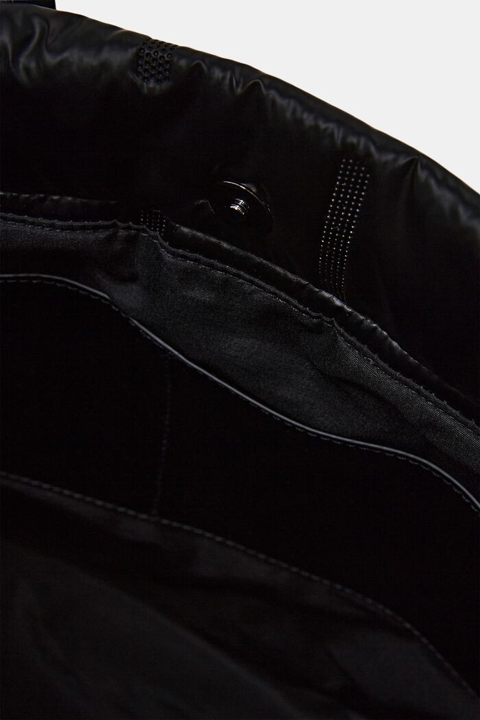 Glänzende Tote Bag, BLACK, detail image number 3