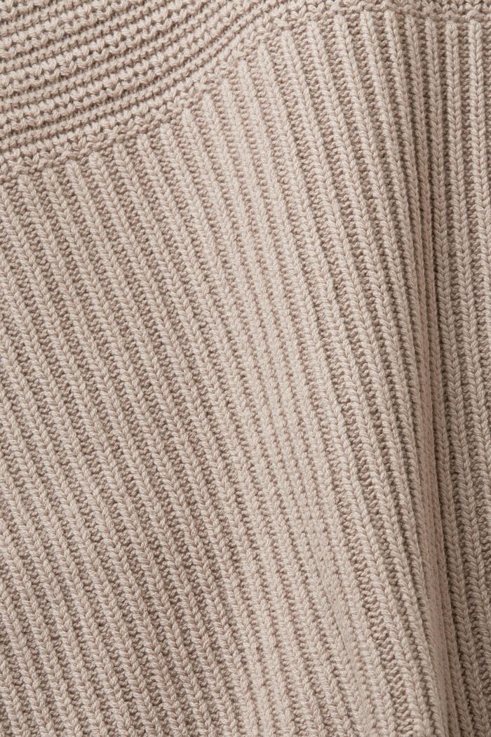 Pullover aus Grobstrick, LIGHT TAUPE, detail image number 6