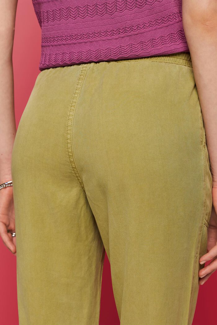 Pants mit elastischem Bund, PISTACHIO GREEN, detail image number 4