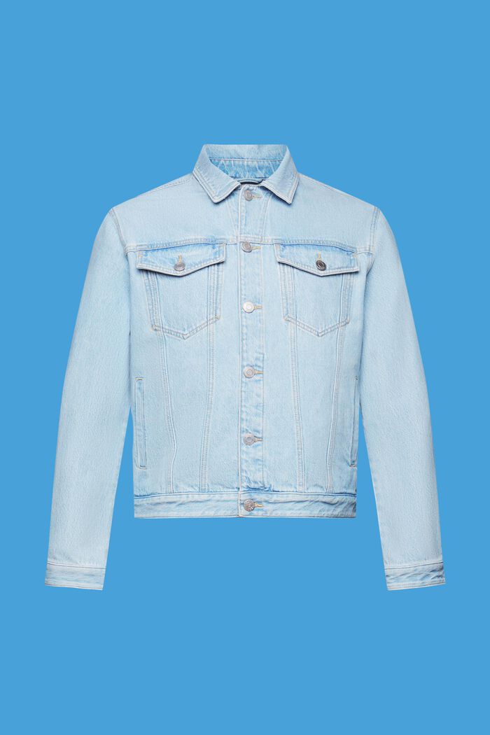 Jeansjacke aus nachhaltiger Baumwolle, BLUE BLEACHED, detail image number 5