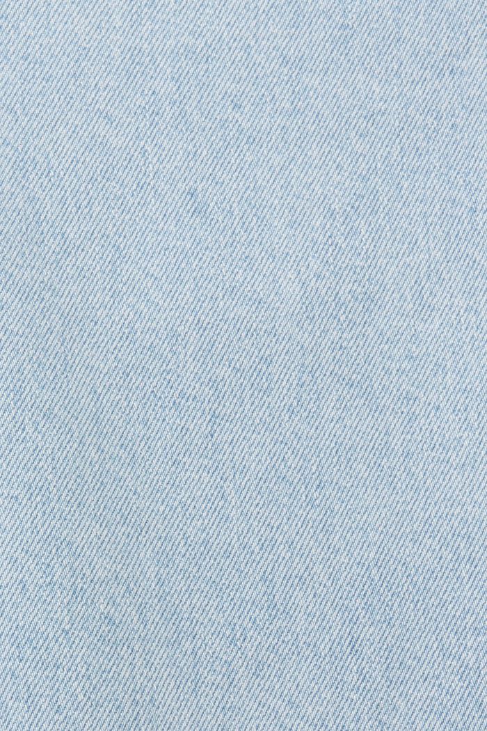 Jeans mit geradem Bein und mittlerer Bundhöhe, BLUE BLEACHED, detail image number 5