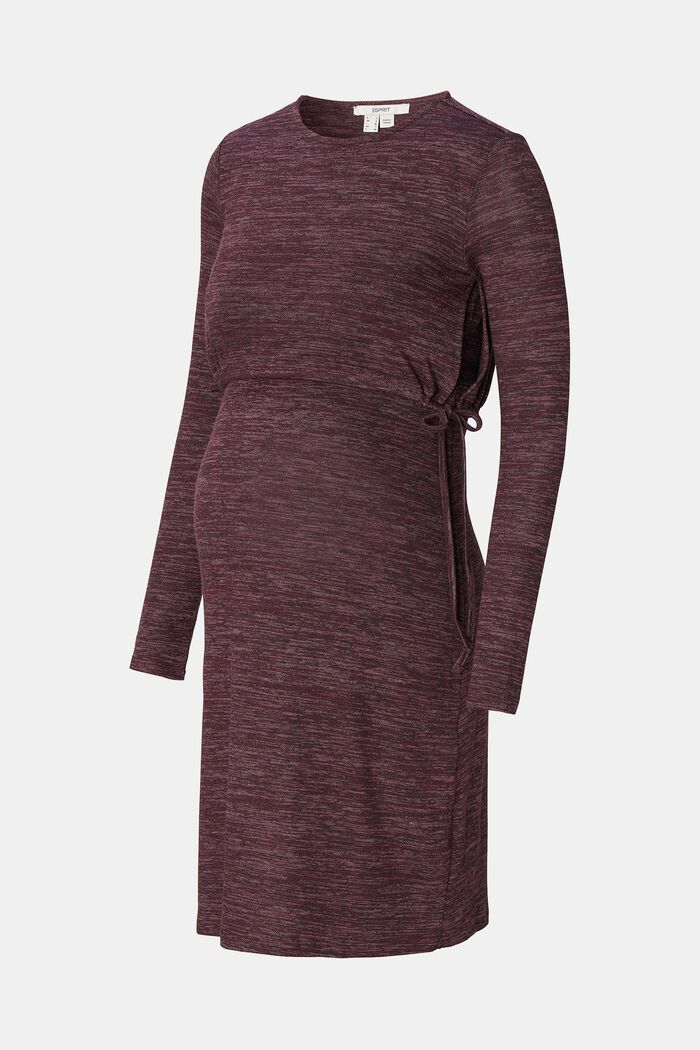 Mehrfarbiges Kleid mit Stillfunktion, PLUM BROWN, detail image number 6