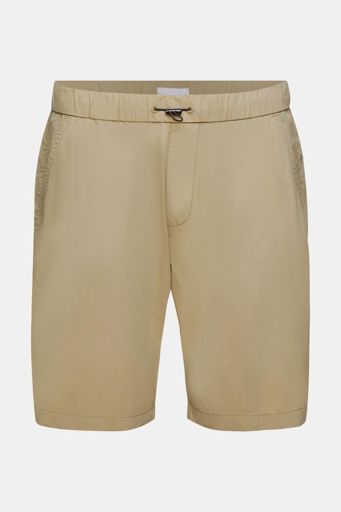 Leichte Shorts im Washed-Look, BEIGE, detail image number 6