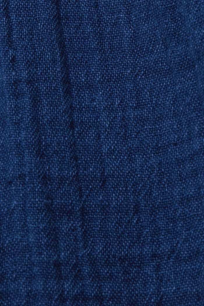 Pull-on-Shorts in Crinkle-Optik, 100 % Baumwolle, NAVY, detail image number 6