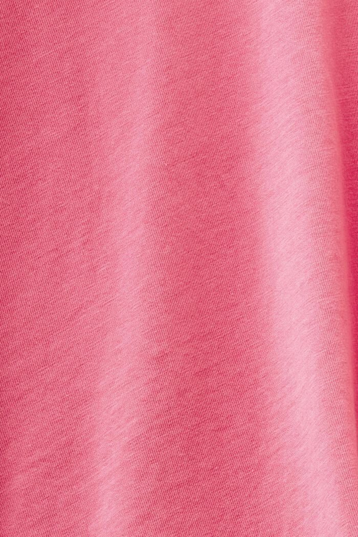 Baumwoll-T-Shirt mit Acid-Waschung, PINK FUCHSIA, detail image number 5