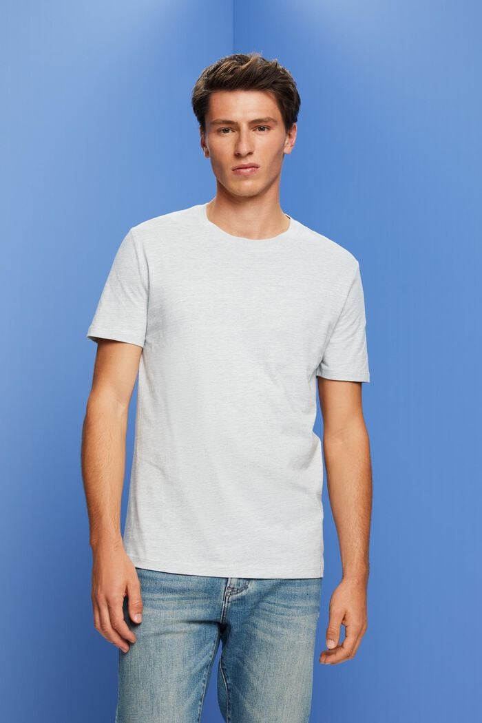 Jersey-T-Shirt mit Rundhalsausschnitt, ICE, detail image number 0