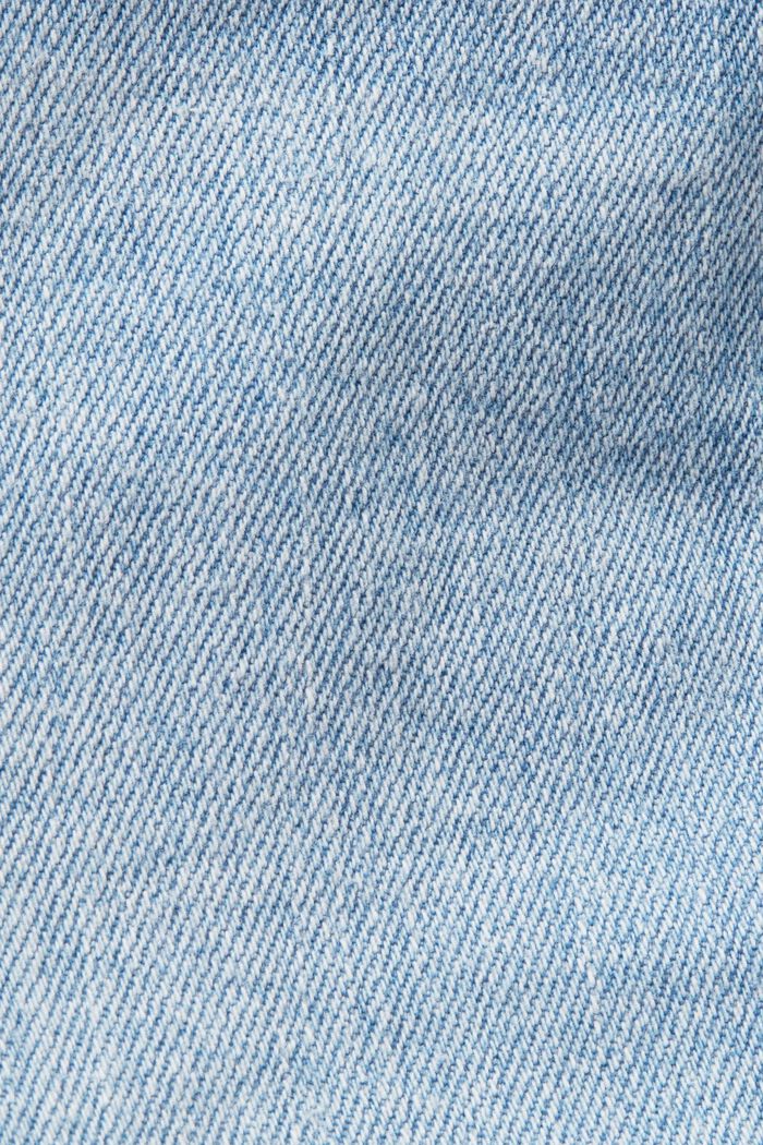 Capri-Jeans mit mittelhohem Bund, BLUE LIGHT WASHED, detail image number 6