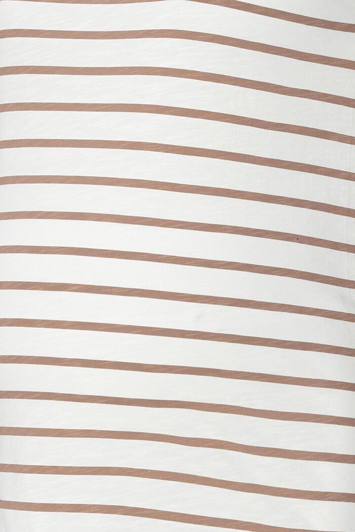 Gestreiftes T-Shirt aus 100% Bio-Baumwolle, OFF WHITE, detail image number 2