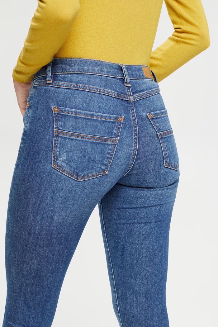 Stretch-Jeans mit Skinny-Fit, BLUE MEDIUM WASHED, detail image number 4