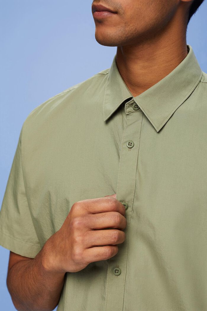 Kurzärmeliges Button-Down-Hemd, LIGHT KHAKI, detail image number 2