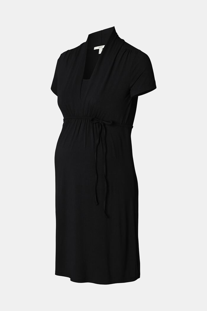 Kleid aus Jersey, BLACK INK, detail image number 6