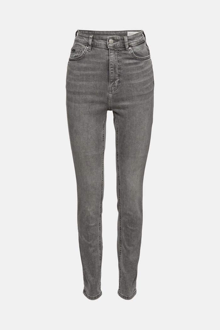 Stretch-Jeans im Washed-out-Look, GREY MEDIUM WASHED, detail image number 2