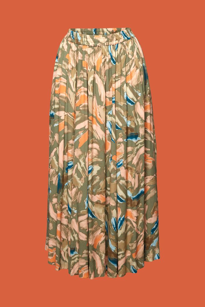 Skirts light woven, LIGHT KHAKI, detail image number 7