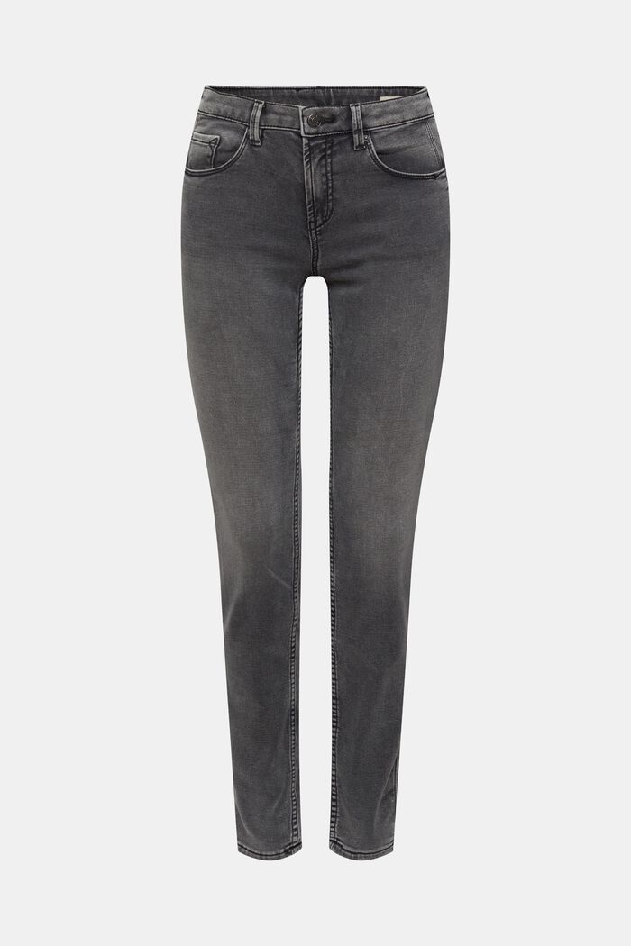 Elastische Slim-Fit Jeans, BLACK MEDIUM WASHED, detail image number 6
