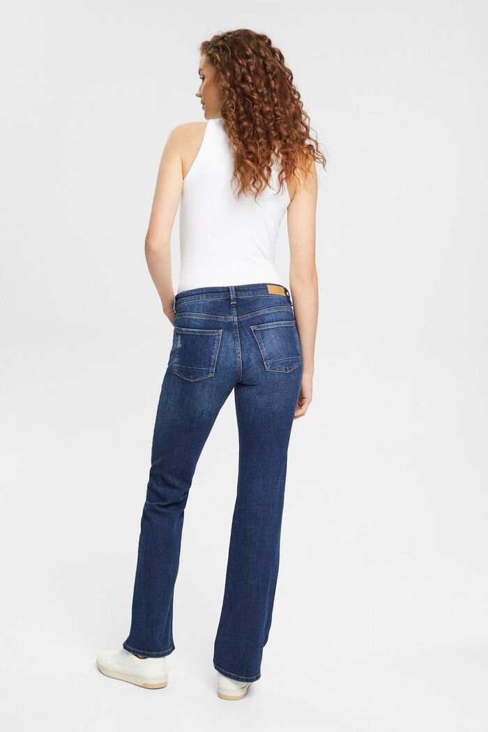 Superstretch-Jeans mit Organic Cotton, BLUE DARK WASHED, detail image number 3