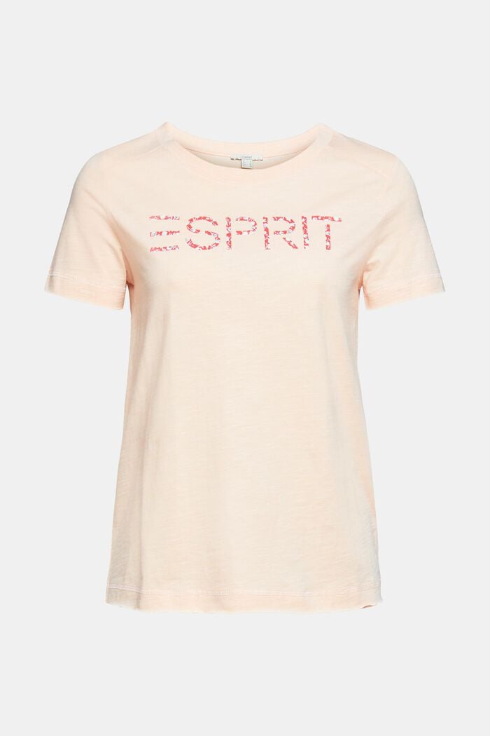 T-Shirt mit Wording-Print, Organic Cotton, NUDE, detail image number 6