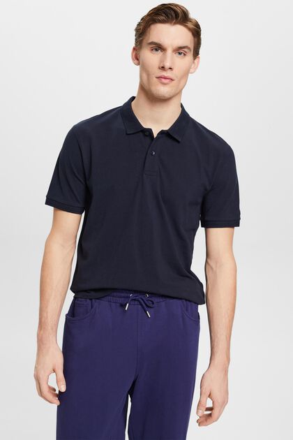 Slim-Fit-Poloshirt aus Baumwoll-Piqué
