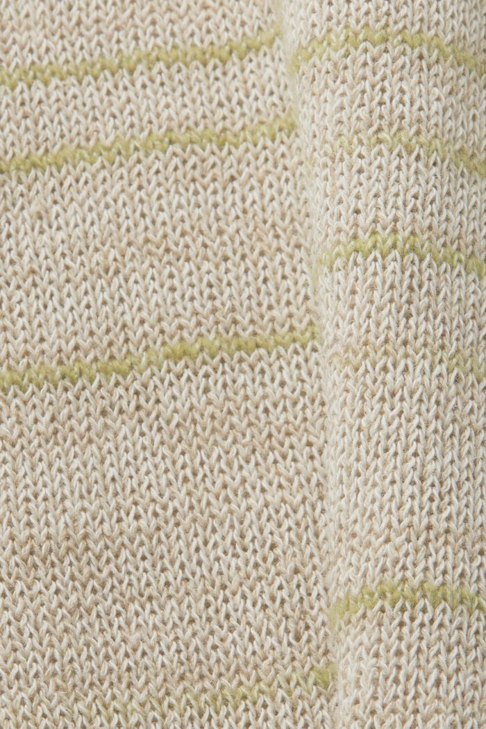 Mehrfarbiger Pullover, Leinenmix, SAND, detail image number 4