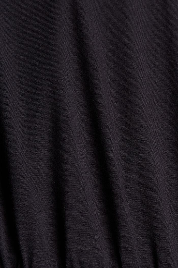 Jersey-Midikleid aus LENZING™ ECOVERO™, BLACK, detail image number 4
