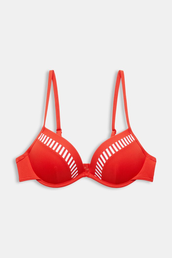 Bikinitop mit wattierten Bügel-Cups, DARK RED, detail image number 5