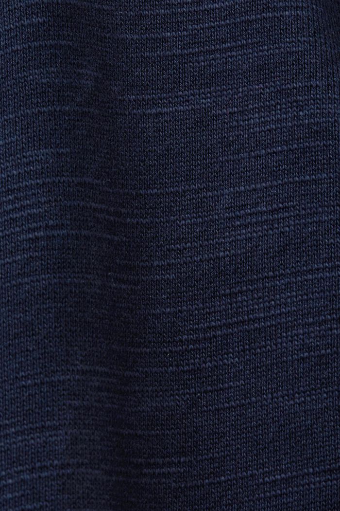 Hoodie mit Reißverschluss, 100 % Baumwolle, NAVY, detail image number 4