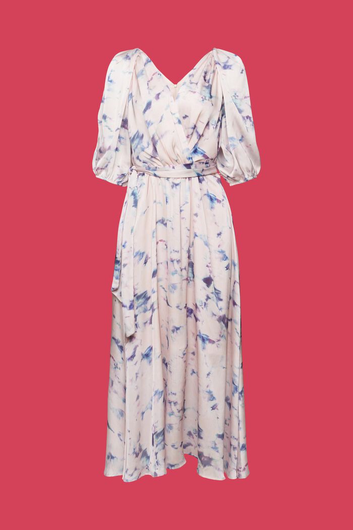 Midi-Kleid mit Wickel-Effekt, PASTEL PINK, detail image number 7